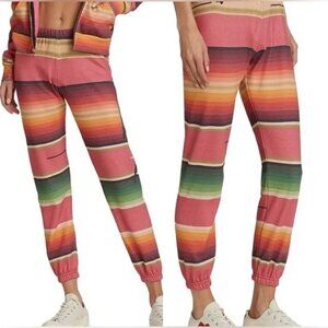 Aviator Nation Serape Bolt Stitch Sweatpants in Large